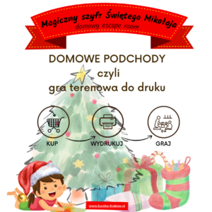 Magiczny szyfr Świętego Mikołaja - gra, podchody do druku
